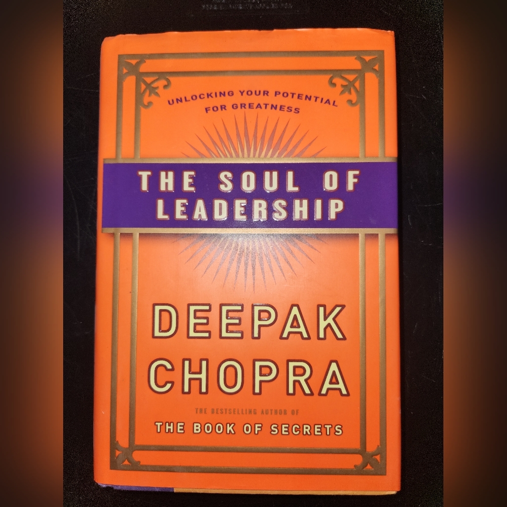 5 Deepak Chopra books EUC The Soul Of Leadership LIKE NEW